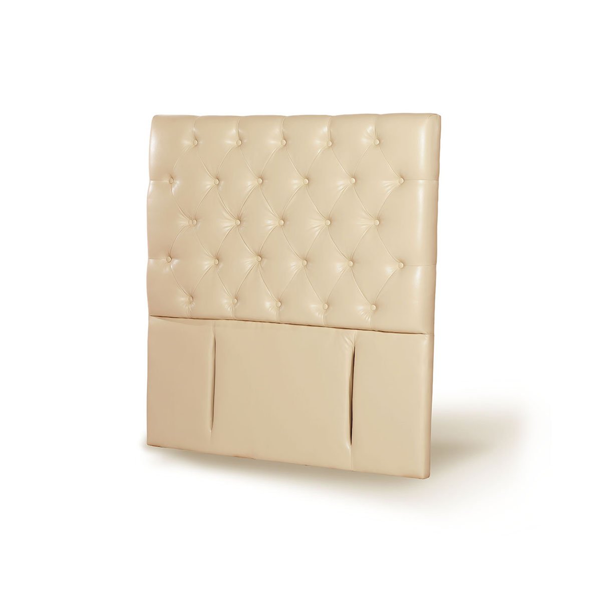 RESPALDO LATAM HOME FLORENCIA 1 PLAZA MADERA PU BEIGE - 2