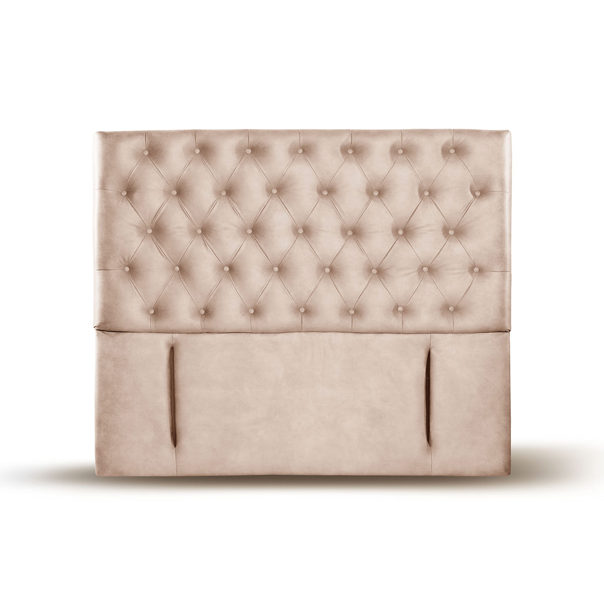 RESPALDO LATAM HOME FLORENCIA 2 PLAZAS MADERA CUERO BEIGE - 1