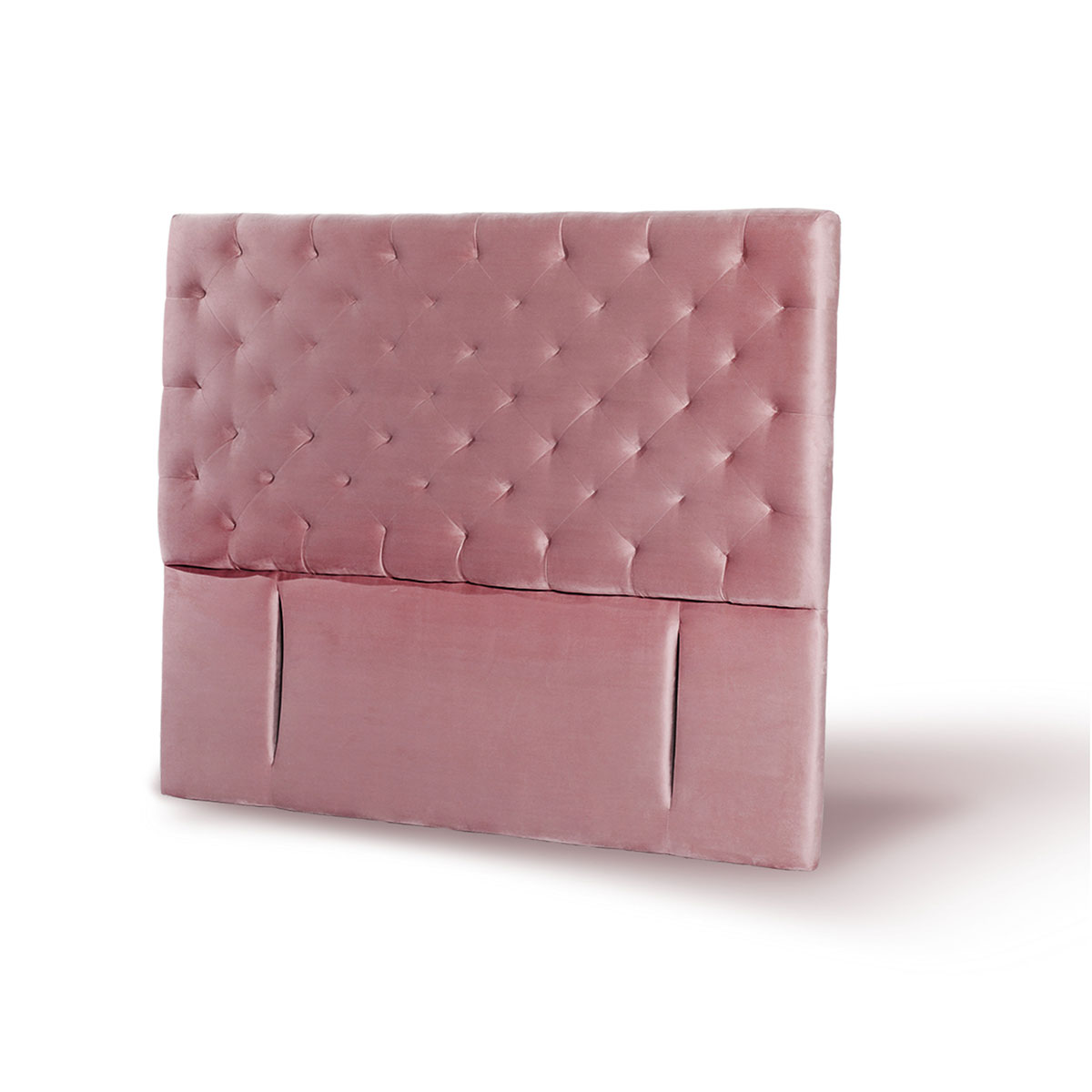 RESPALDO LATAM HOME BRESCIA KING MADERA TELA PALO ROSA - 2