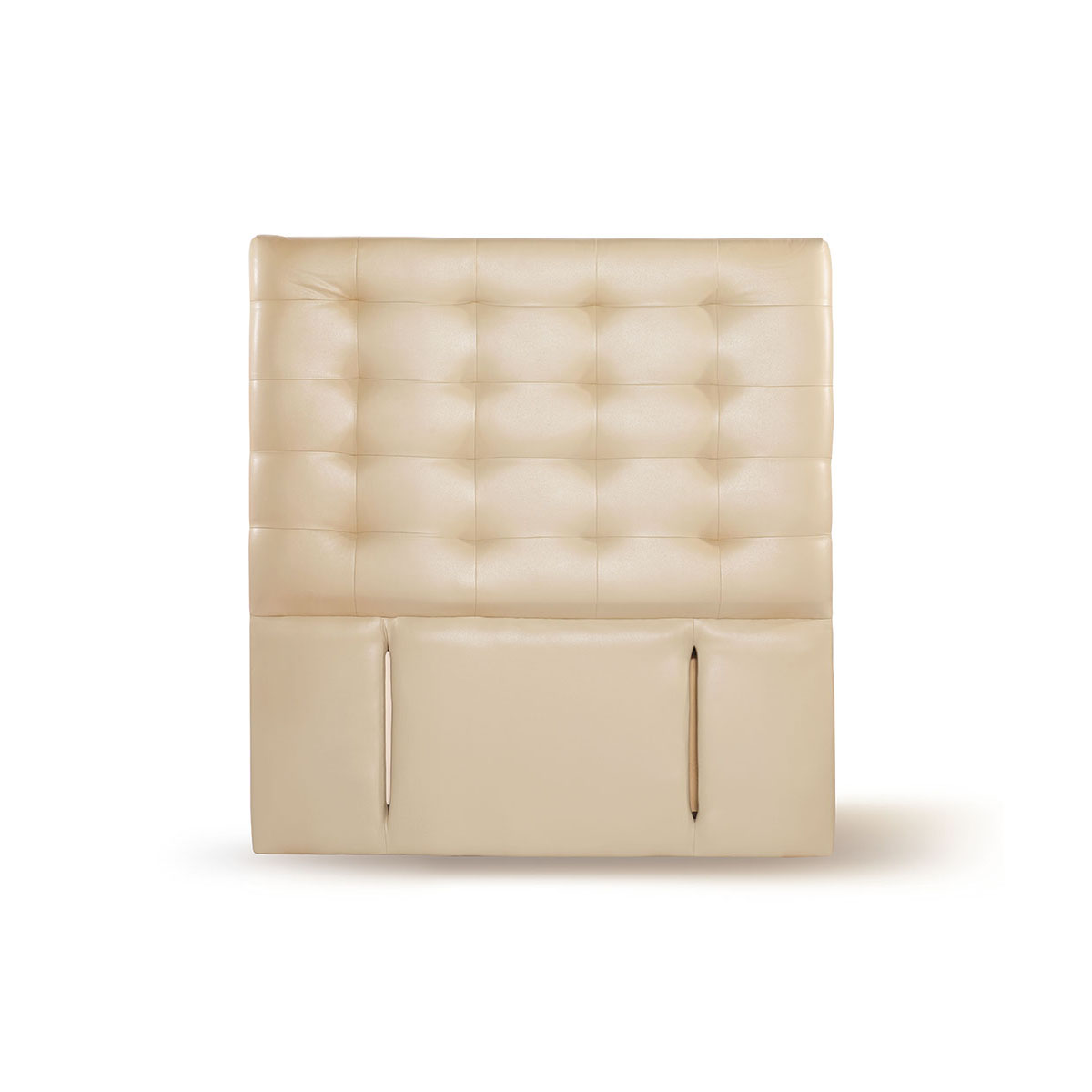 RESPALDO LATAM HOME NÁPOLES 1 PLAZA MADERA PU BEIGE - 1
