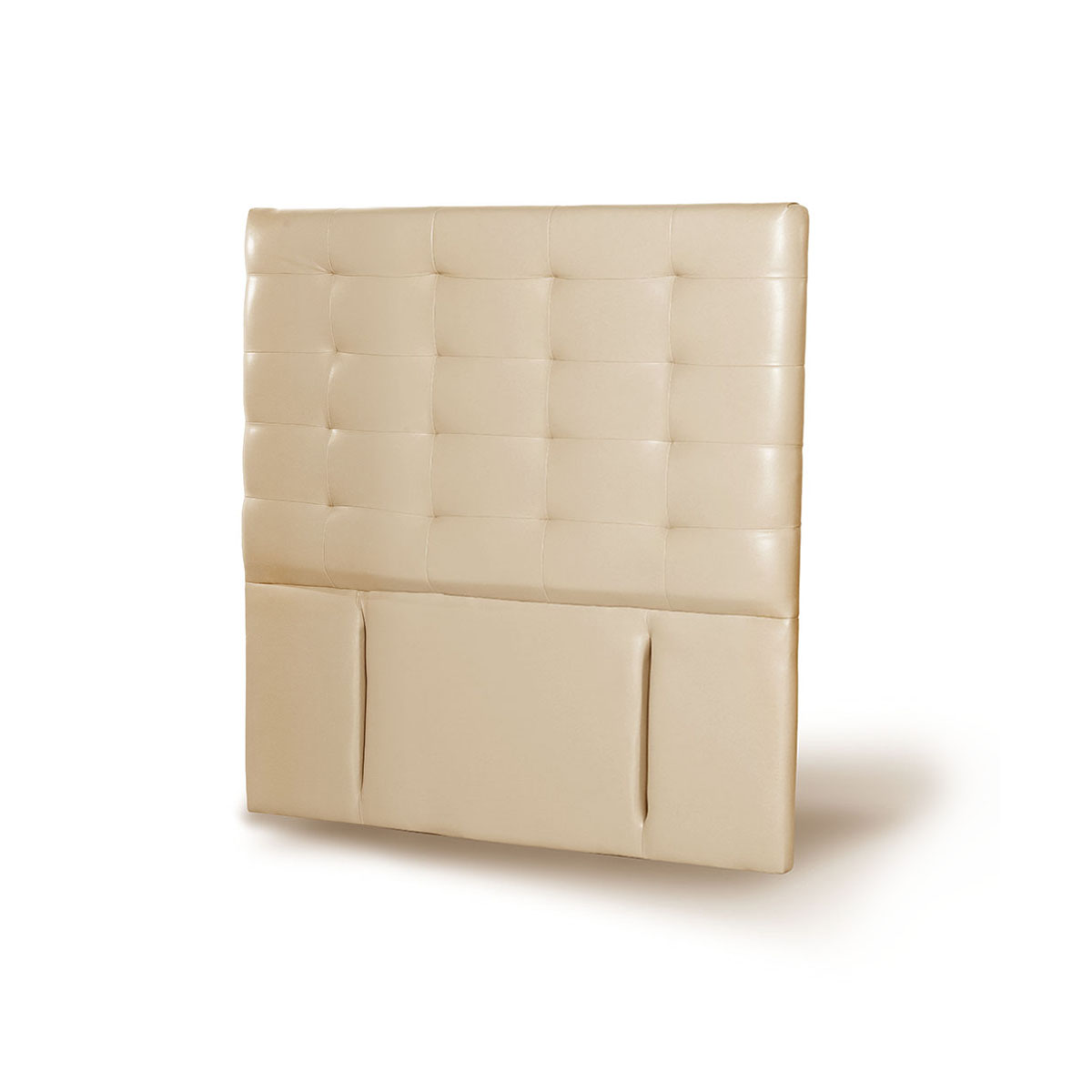 RESPALDO LATAM HOME NÁPOLES 1 PLAZA MADERA PU BEIGE - 2