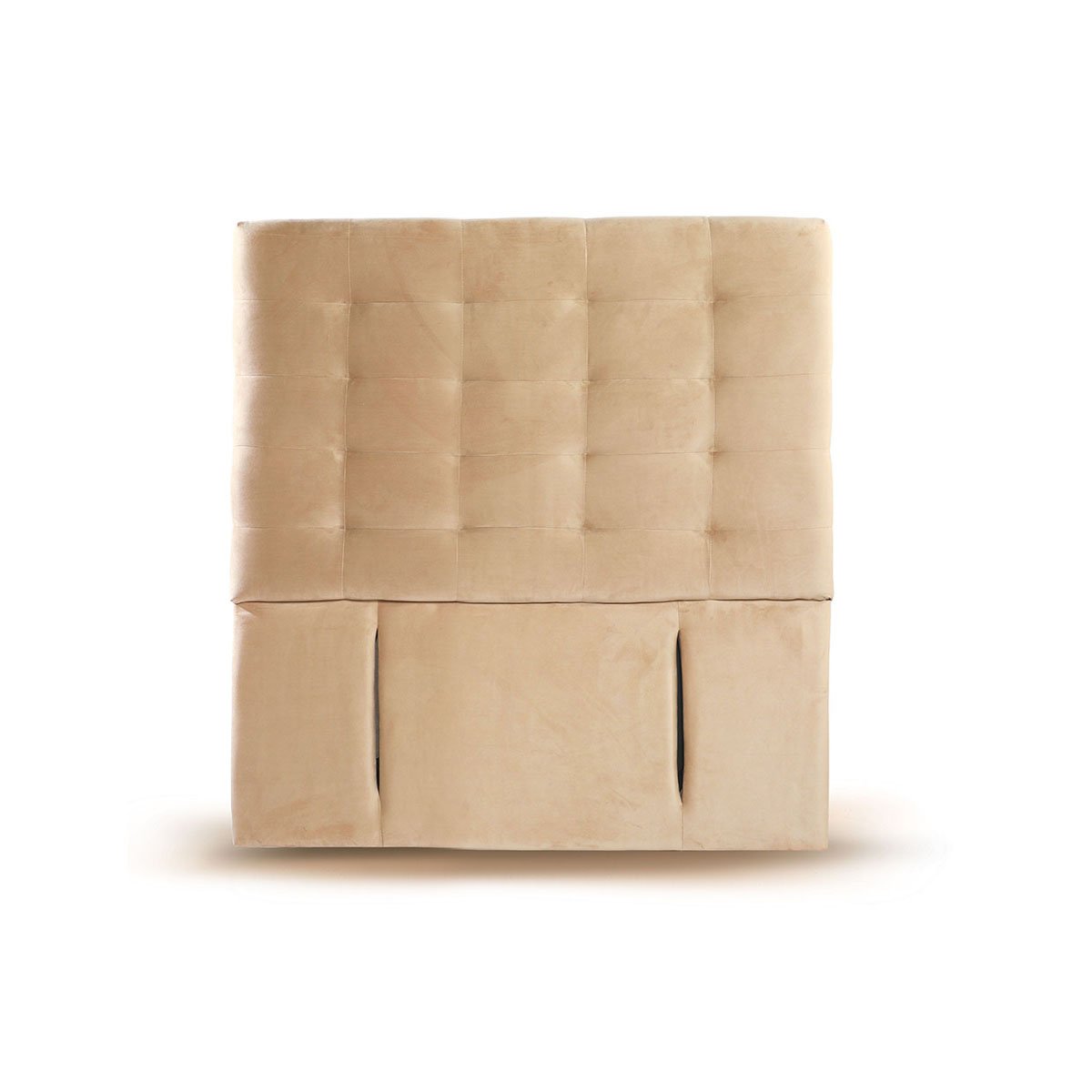 RESPALDO LATAM HOME NÁPOLES 1.5 PLAZAS MADERA TELA BEIGE - 1