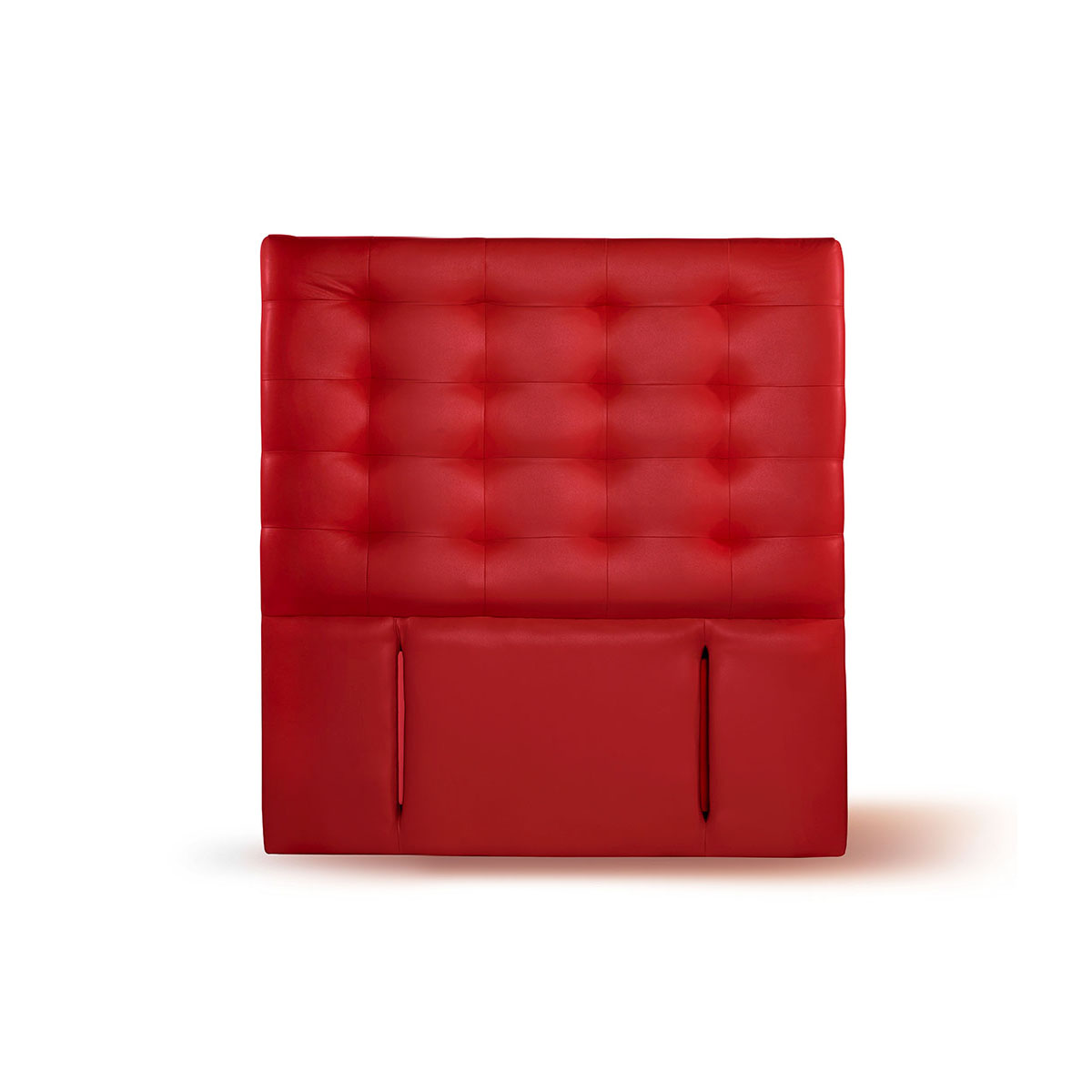 RESPALDO LATAM HOME NÁPOLES 1 PLAZA MADERA PU ROJO - 1