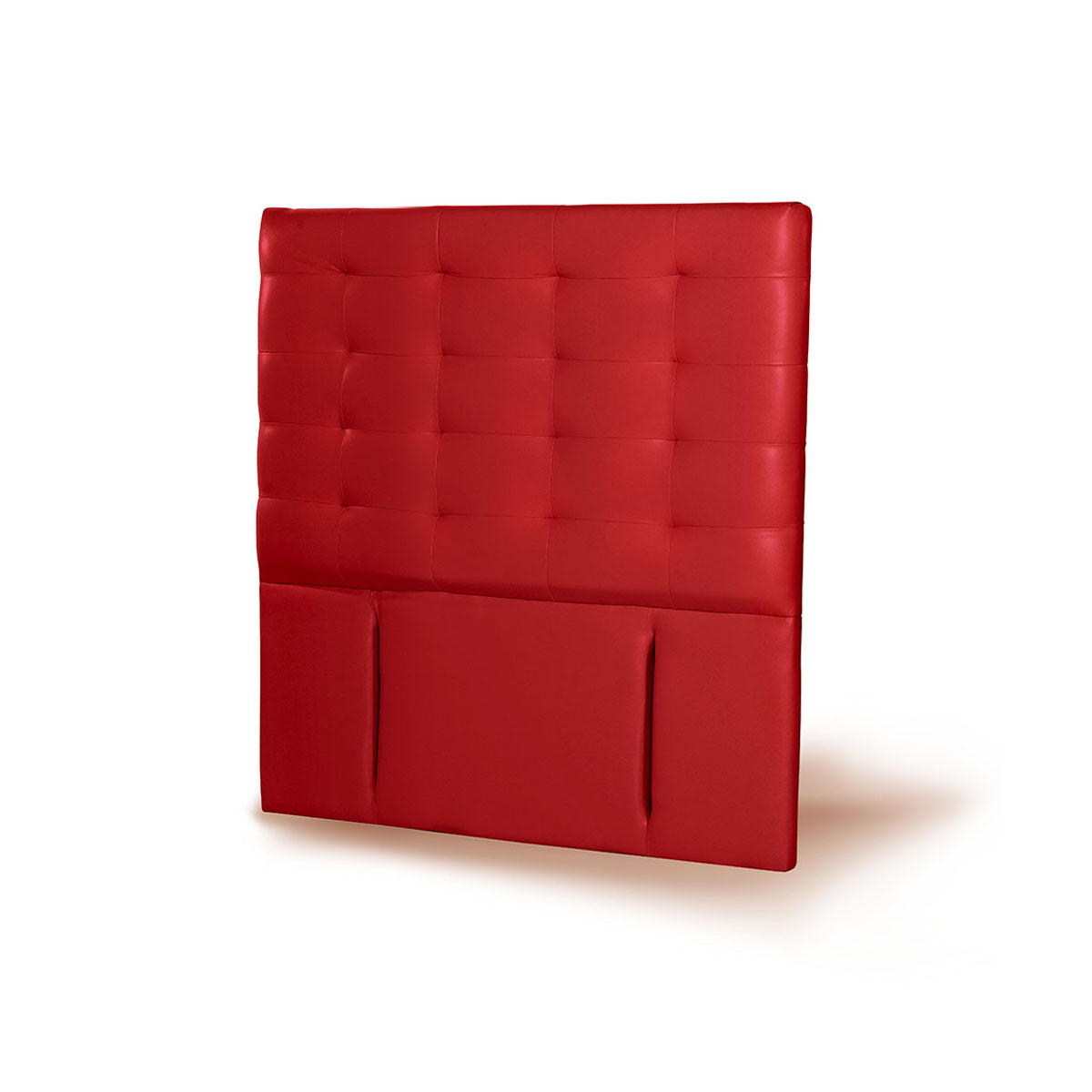 RESPALDO LATAM HOME NÁPOLES 1 PLAZA MADERA PU ROJO - 2