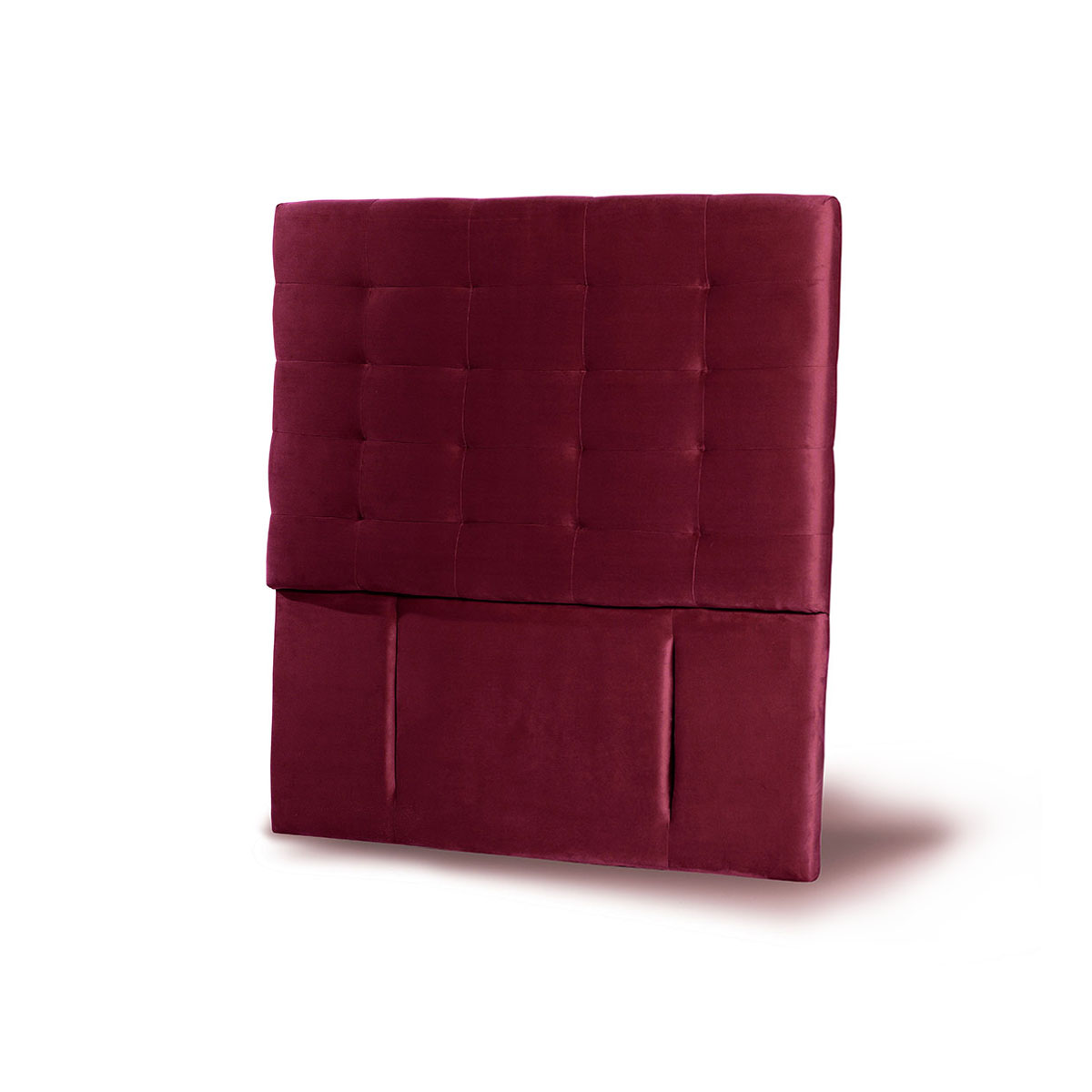 RESPALDO LATAM HOME NÁPOLES 1.5 PLAZAS MADERA TELA BURDEO - 2