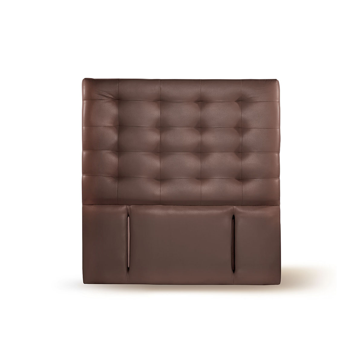 RESPALDO LATAM HOME NÁPOLES 1 PLAZA MADERA PU CHOCOLATE - 1