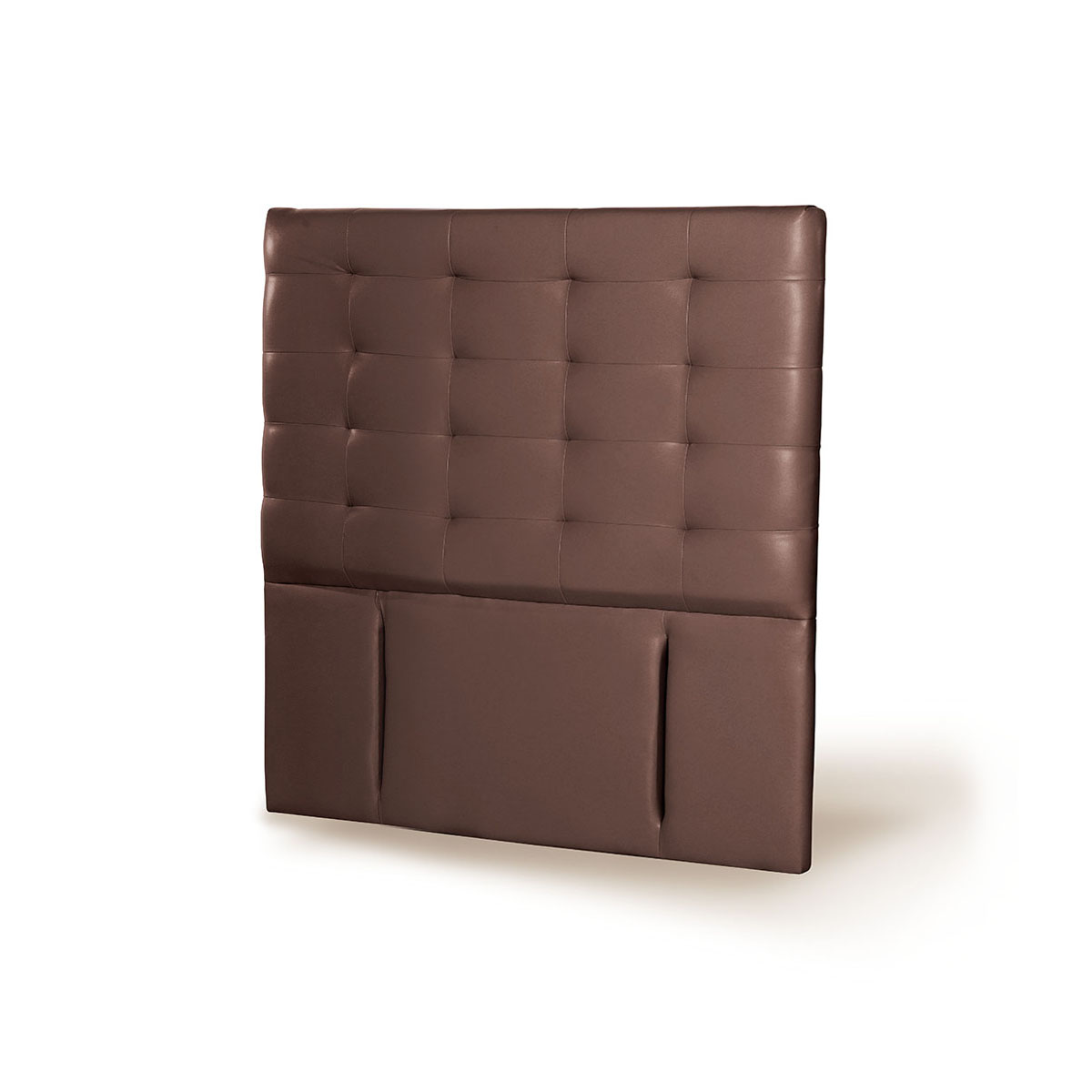 RESPALDO LATAM HOME NÁPOLES 1 PLAZA MADERA PU CHOCOLATE - 2