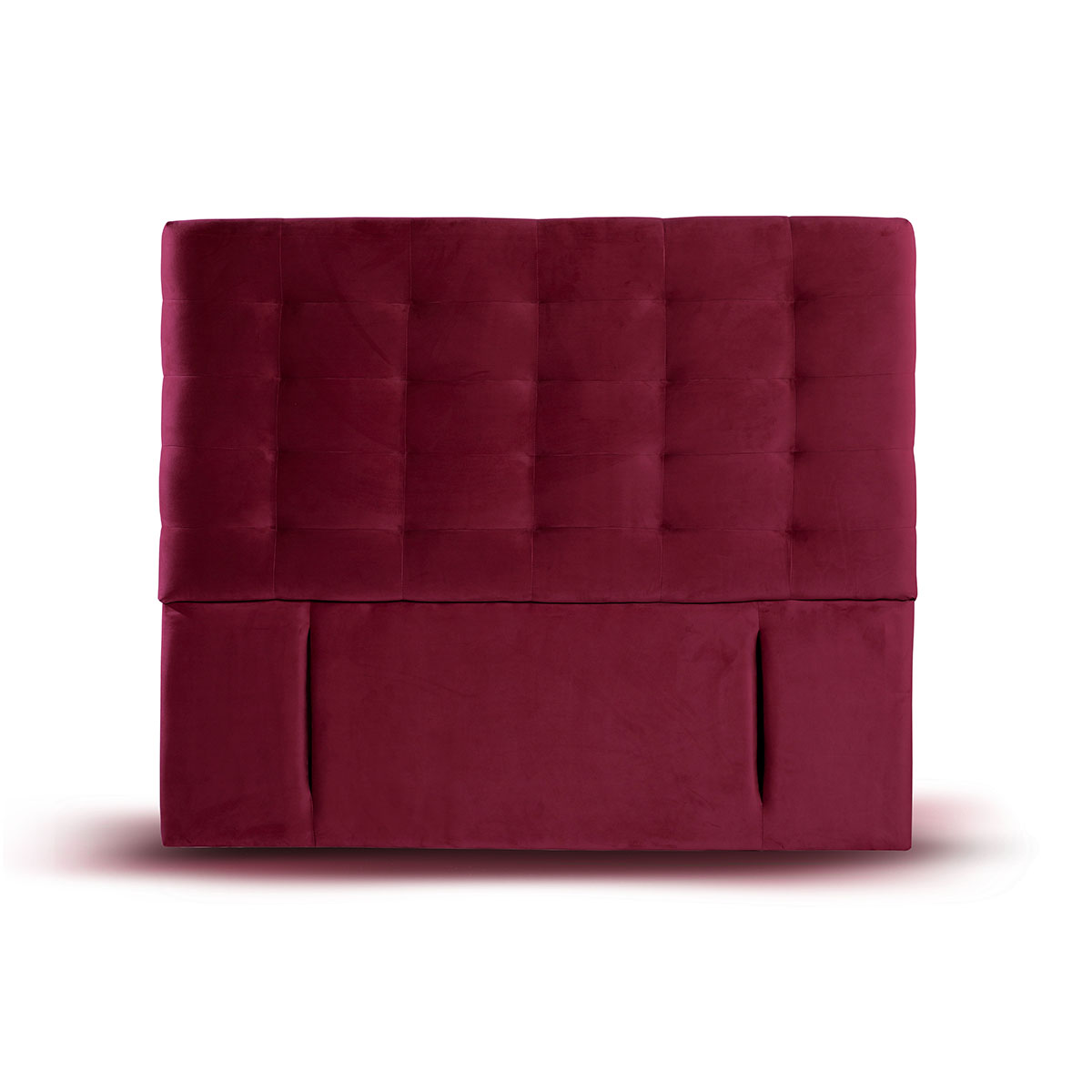 RESPALDO LATAM HOME NÁPOLES 2 PLAZAS MADERA TELA BURDEO - 1