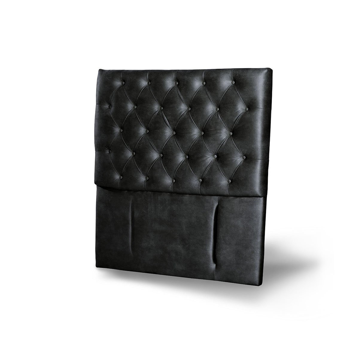 RESPALDO LATAM HOME FLORENCIA 1 PLAZA MADERA CUERO NEGRO - 2