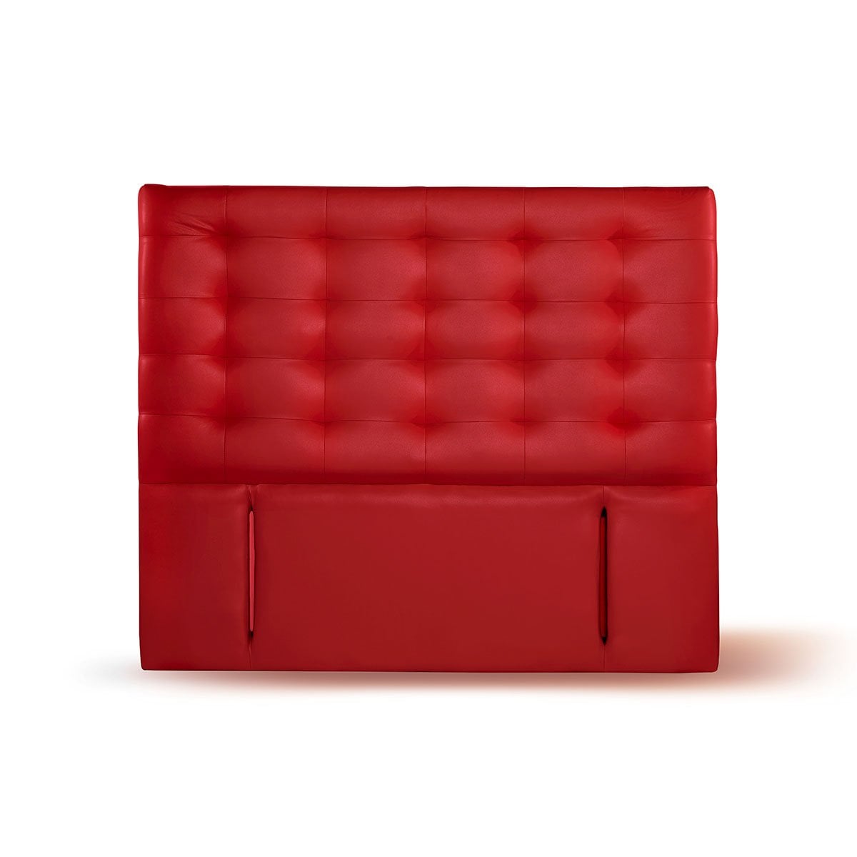 RESPALDO LATAM HOME NÁPOLES 2 PLAZAS MADERA PU ROJO - 1