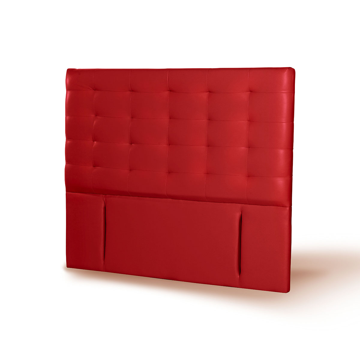RESPALDO LATAM HOME NÁPOLES 2 PLAZAS MADERA PU ROJO - 2