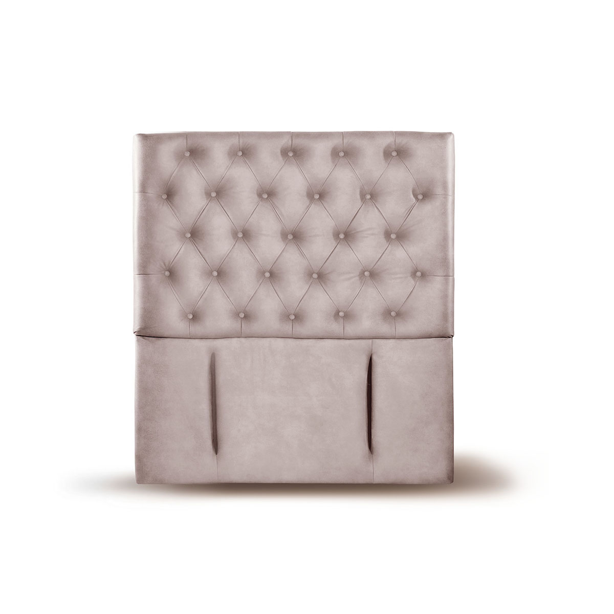 RESPALDO LATAM HOME FLORENCIA 1.5 PLAZAS MADERA CUERO GRIS - 1