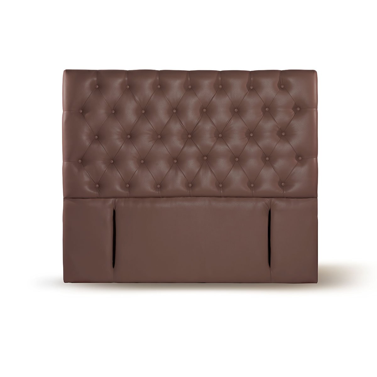 RESPALDO LATAM HOME FLORENCIA 2 PLAZAS MADERA PU CHOCOLATE - 1