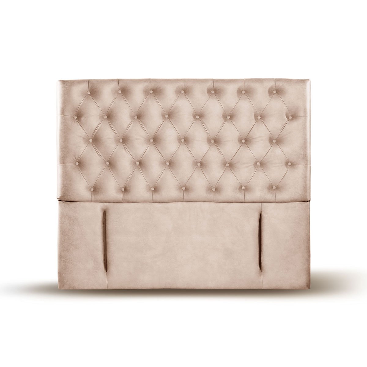 RESPALDO LATAM HOME FLORENCIA KING MADERA CUERO BEIGE - 1