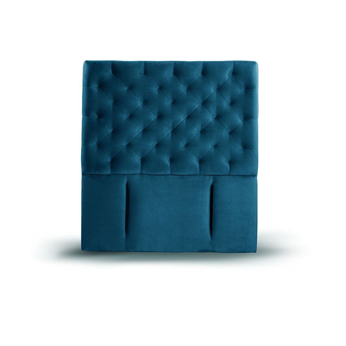RESPALDO LATAM HOME BRESCIA 1 PLAZA MADERA TELA AZUL - 1