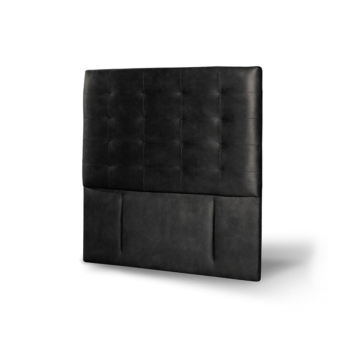 RESPALDO LATAM HOME NÁPOLES 1 PLAZA MADERA CUERO NEGRO - 2