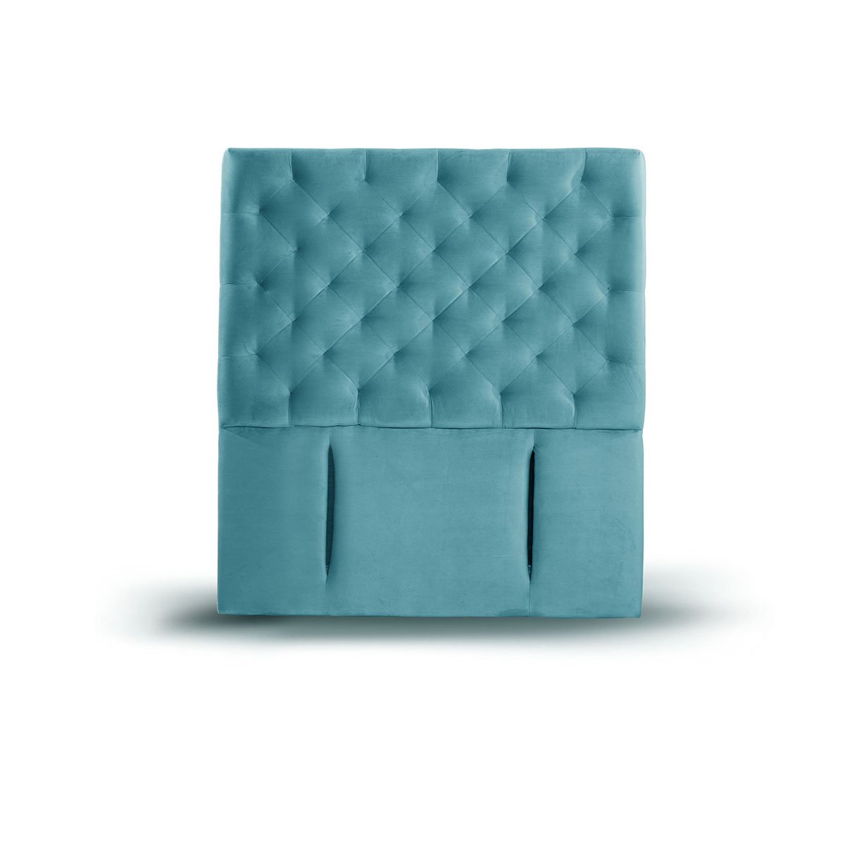 RESPALDO LATAM HOME BRESCIA 1 PLAZA MADERA TELA TURQUESA - 1