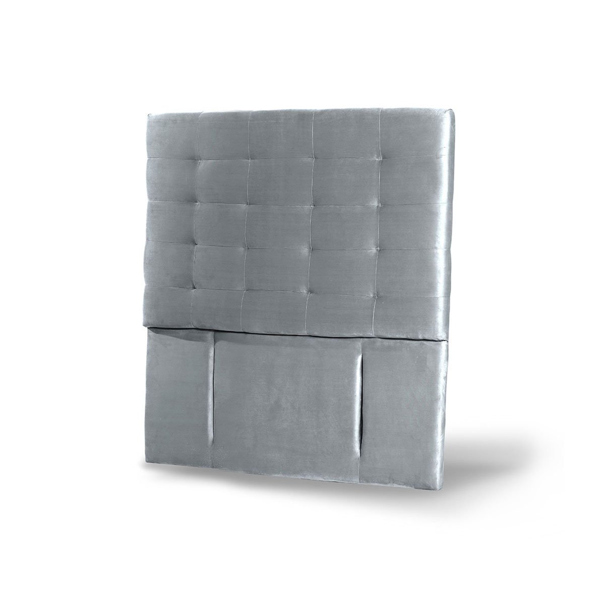 RESPALDO LATAM HOME NÁPOLES 1.5 PLAZAS MADERA TELA GRIS - 2