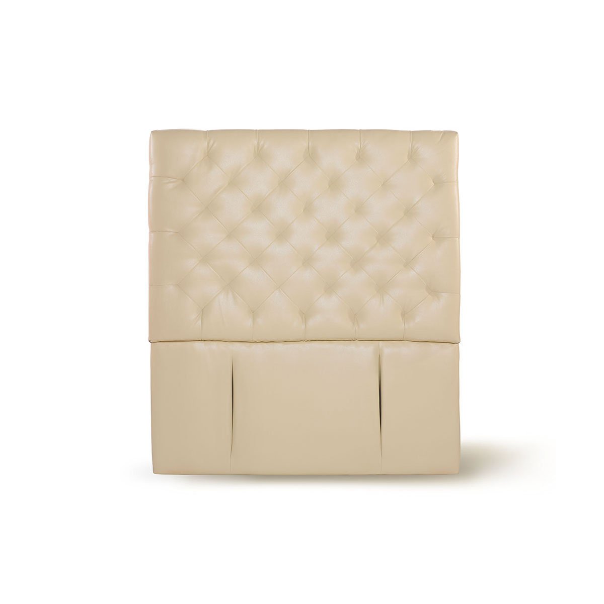 RESPALDO LATAM HOME BRESCIA 1 PLAZA MADERA PU BEIGE - 1