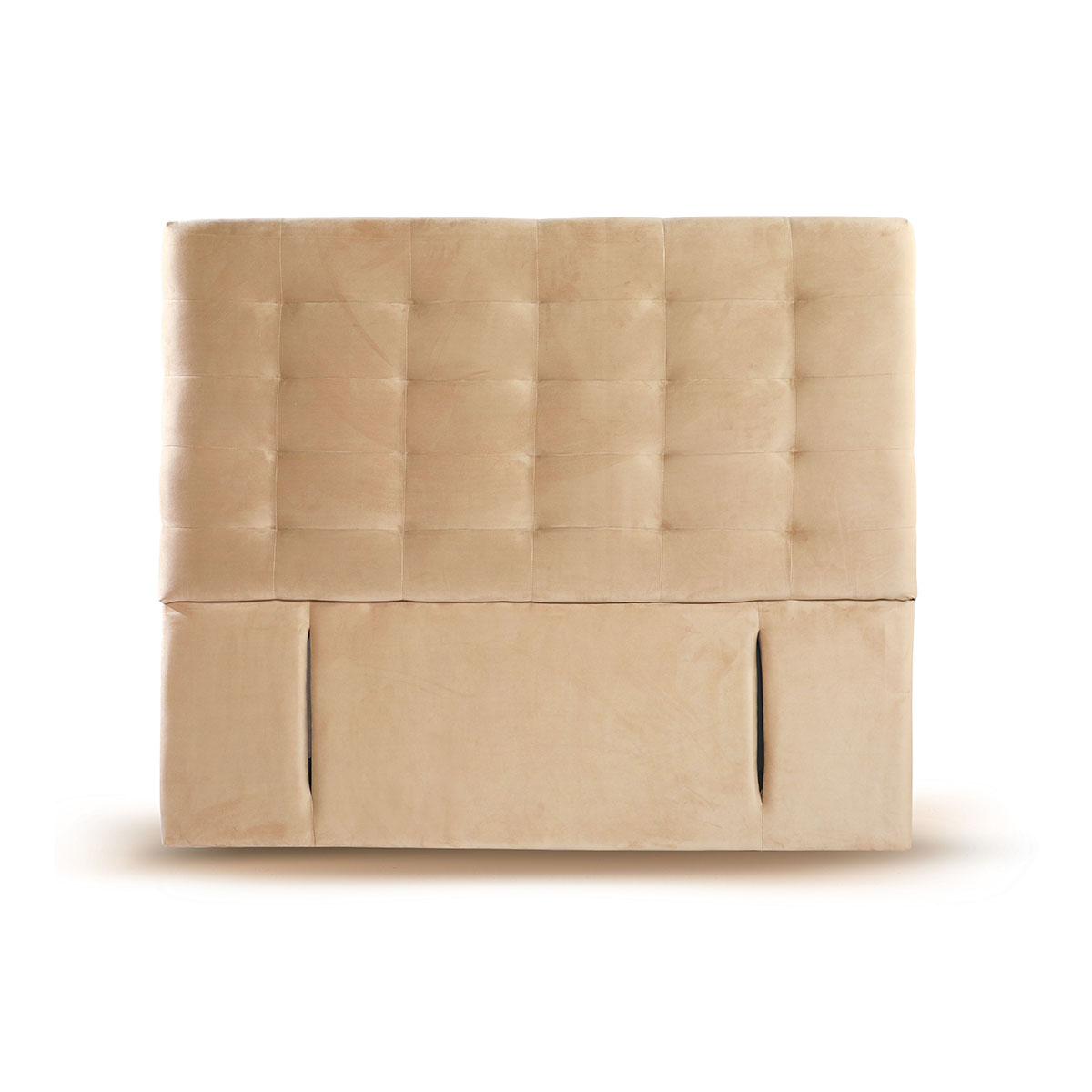 RESPALDO LATAM HOME NÁPOLES 2 PLAZAS MADERA TELA BEIGE - 1