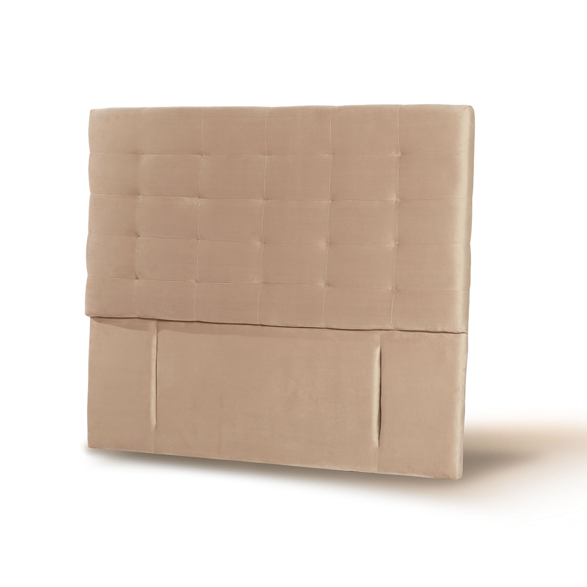RESPALDO LATAM HOME NÁPOLES 2 PLAZAS MADERA TELA BEIGE - 2