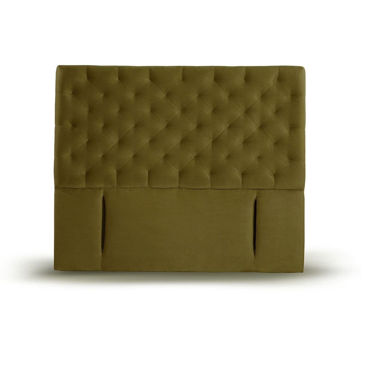 RESPALDO LATAM HOME BRESCIA KING MADERA TELA VERDE - 1