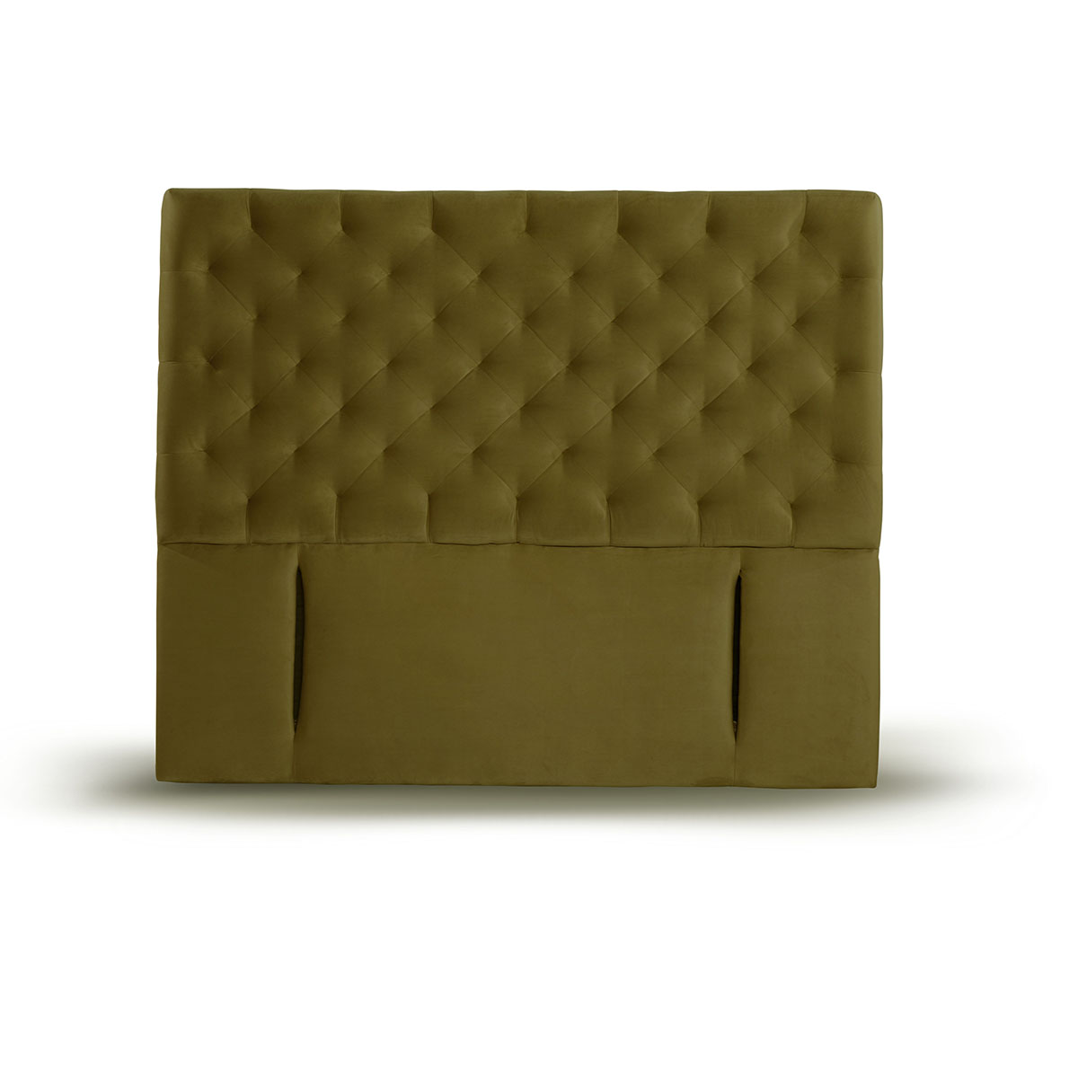 RESPALDO LATAM HOME BRESCIA 2 PLAZAS MADERA TELA VERDE - 1