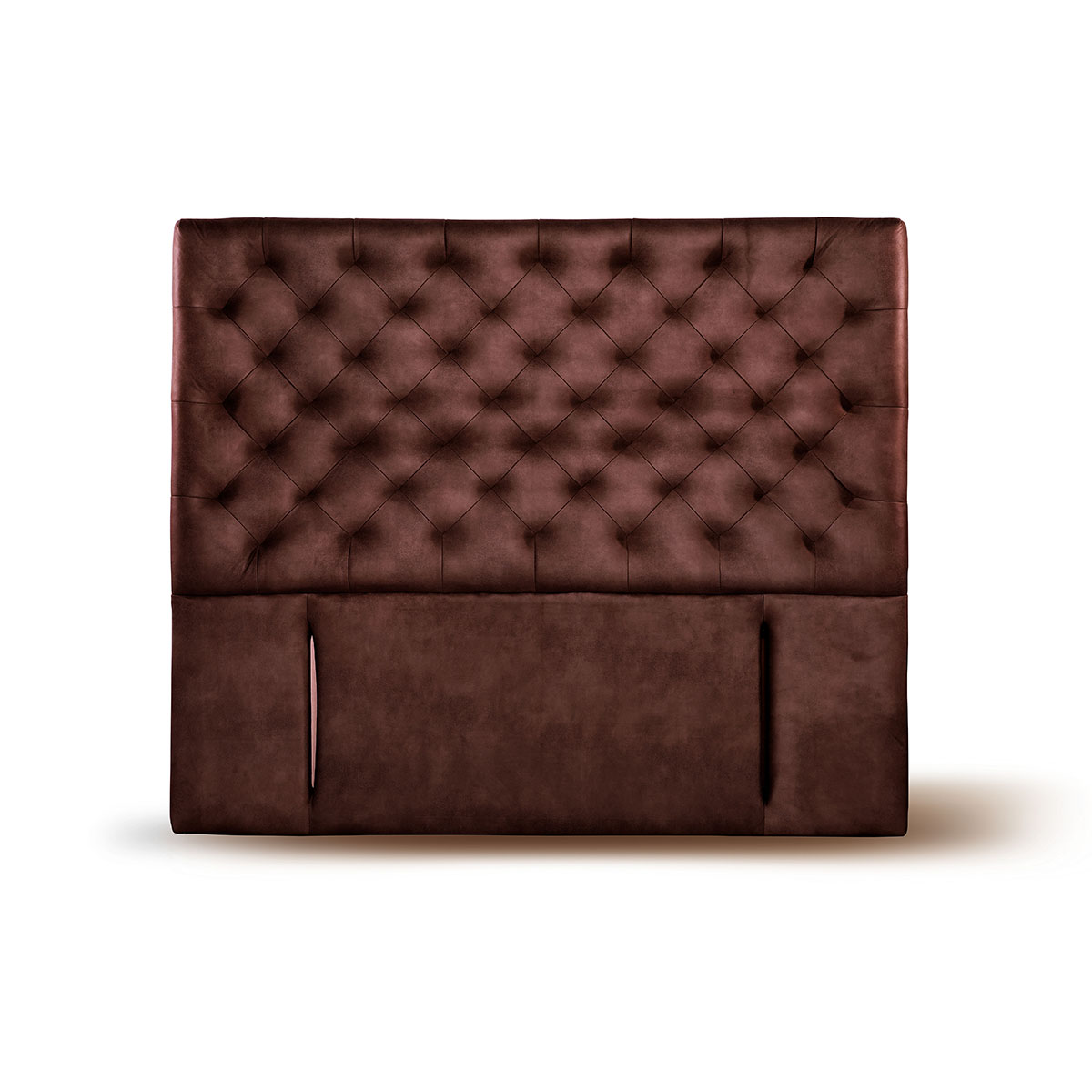 RESPALDO LATAM HOME BRESCIA KING MADERA CUERO CAFÉ MORO - 1