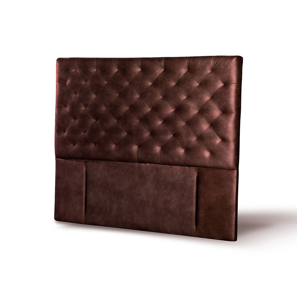 RESPALDO LATAM HOME BRESCIA KING MADERA CUERO CAFÉ MORO - 2