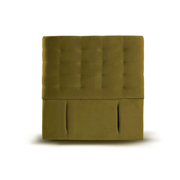 RESPALDO LATAM HOME NÁPOLES 1 PLAZA MADERA TELA VERDE - 1