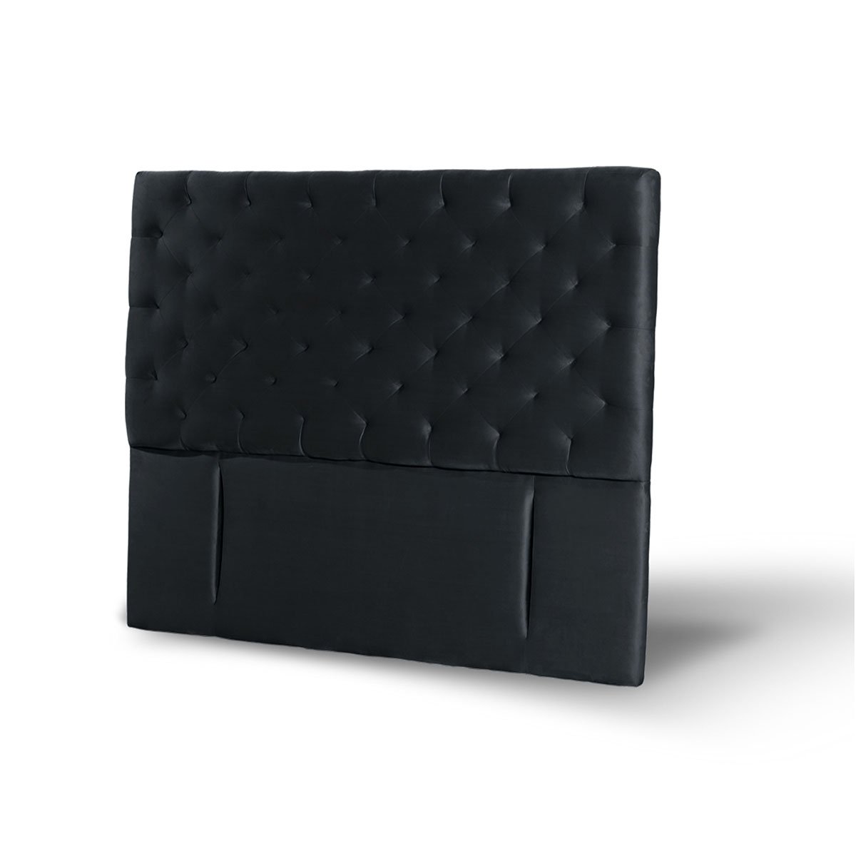 RESPALDO LATAM HOME BRESCIA KING MADERA TELA NEGRO - 2