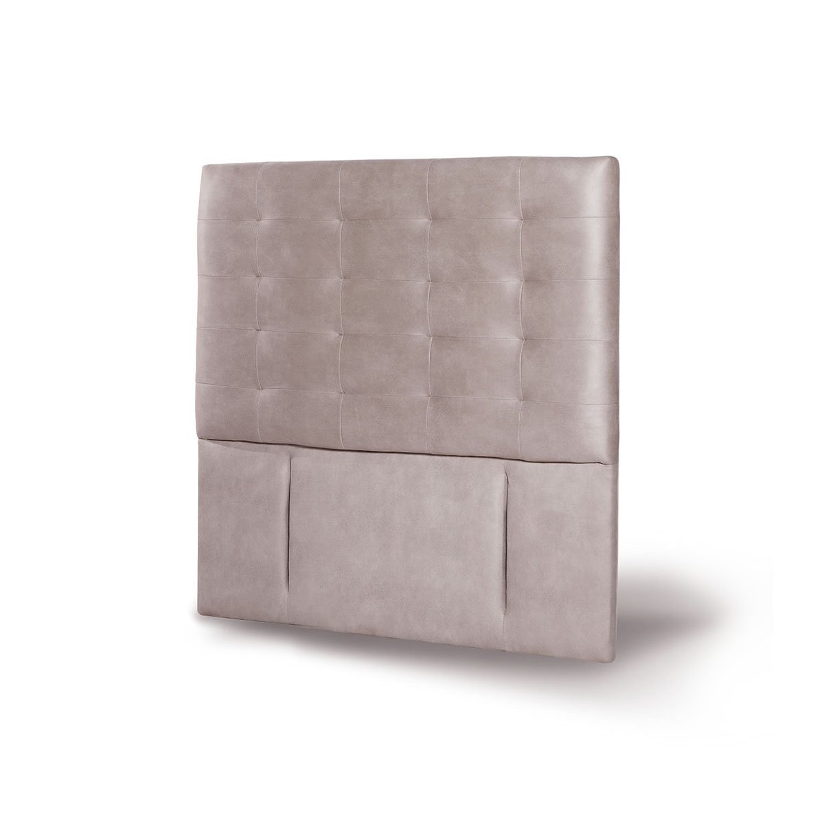 RESPALDO LATAM HOME NÁPOLES 1 PLAZA MADERA CUERO GRIS - 2