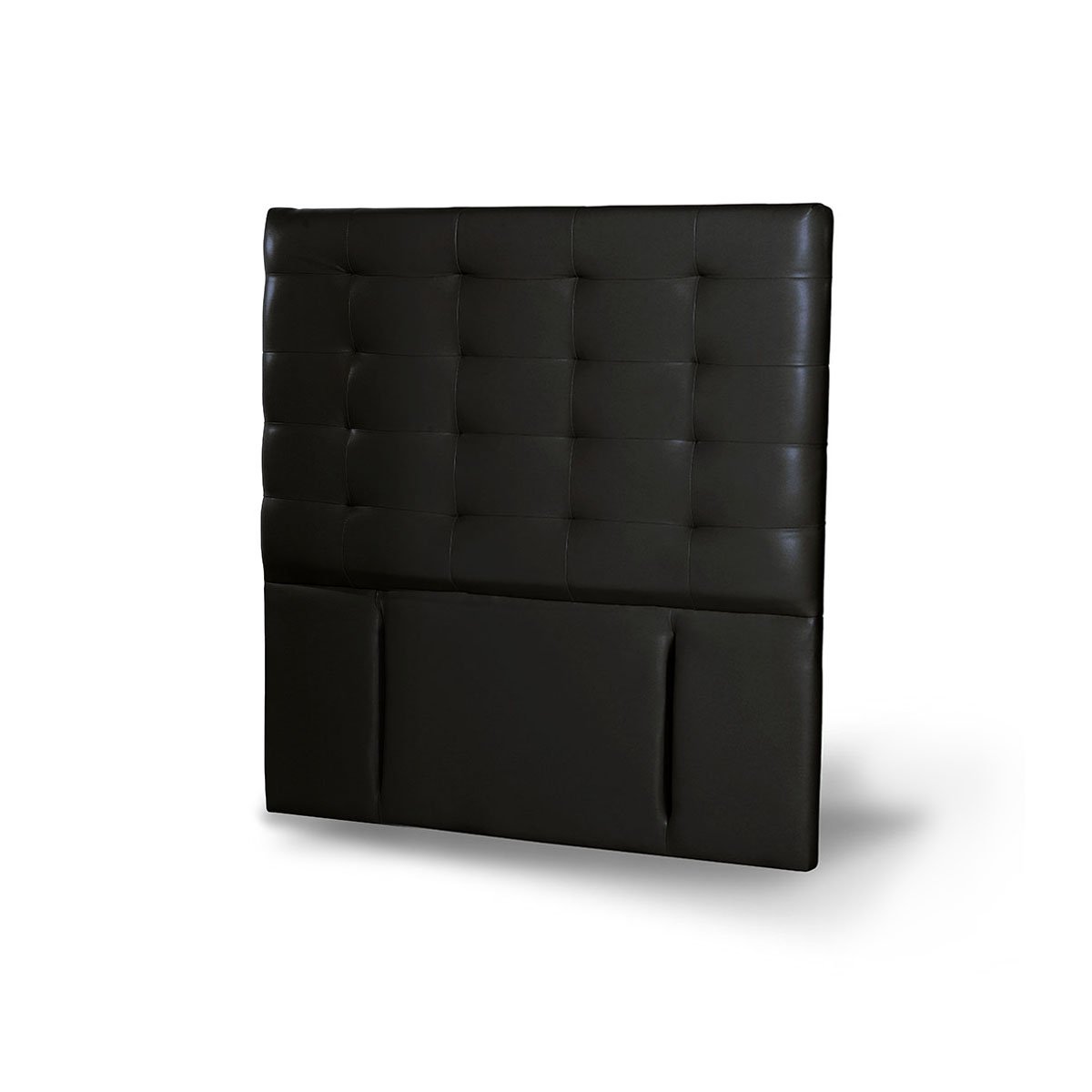 RESPALDO LATAM HOME NÁPOLES 1 PLAZA MADERA PU NEGRO - 2