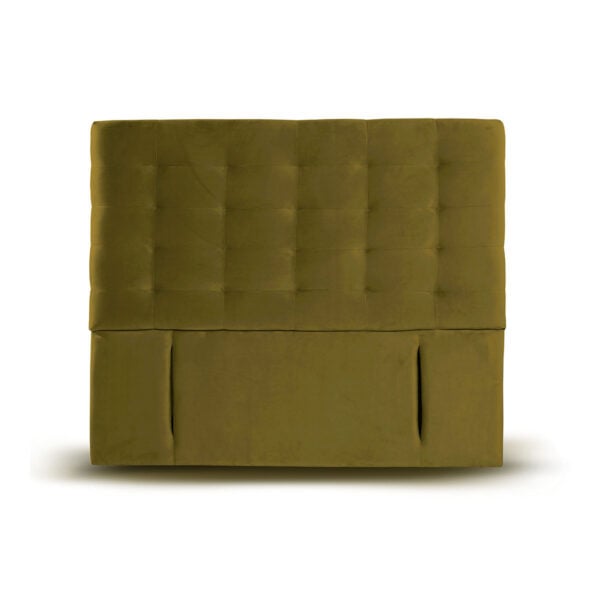 RESPALDO LATAM HOME NÁPOLES 2 PLAZAS MADERA TELA VERDE - 1