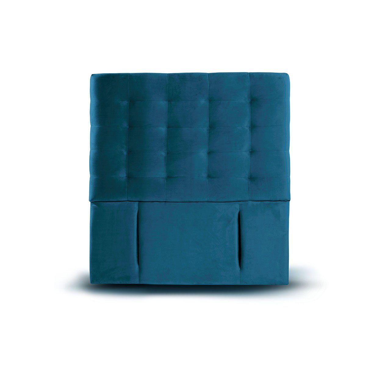 RESPALDO LATAM HOME NÁPOLES 1 PLAZA MADERA TELA AZUL - 1