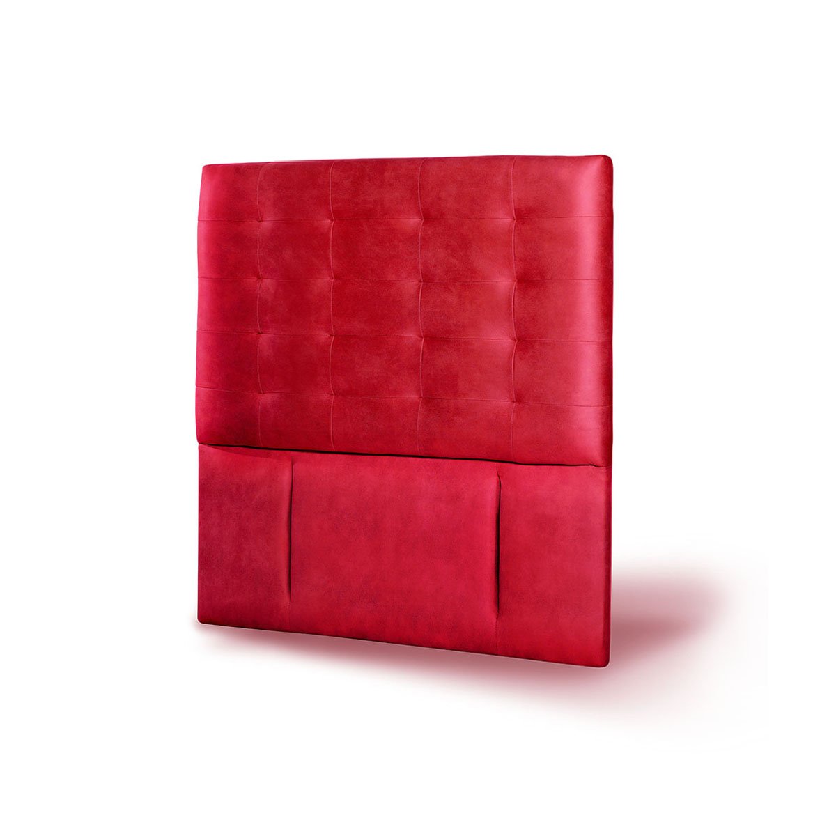 RESPALDO LATAM HOME NÁPOLES 1 PLAZA MADERA CUERO ROJO - 2