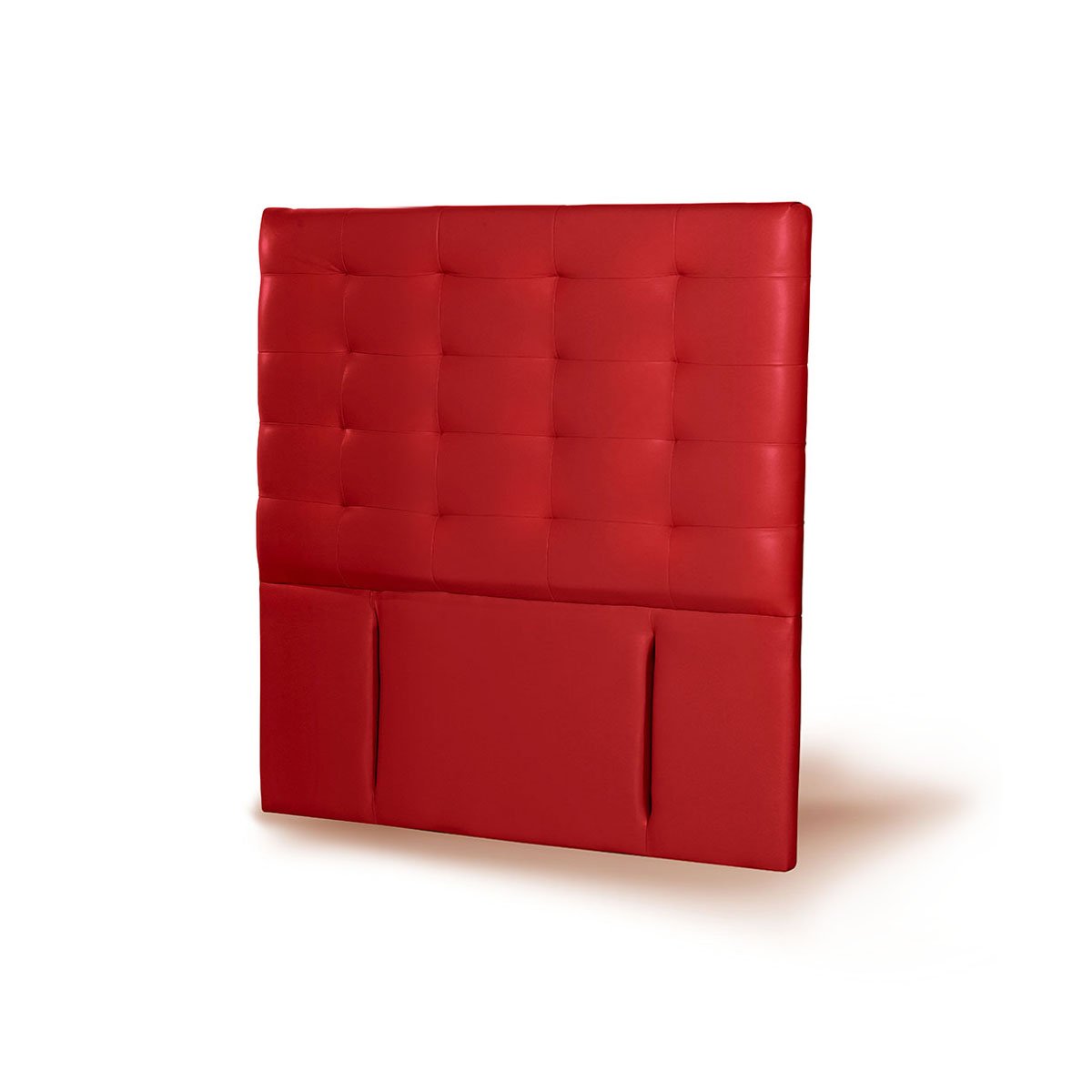 RESPALDO LATAM HOME NÁPOLES 1.5 PLAZAS MADERA PU ROJO - 2