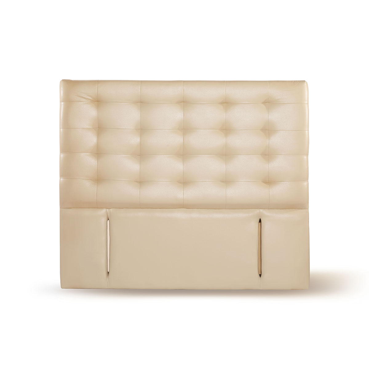 RESPALDO LATAM HOME NÁPOLES KING MADERA PU BEIGE - 1