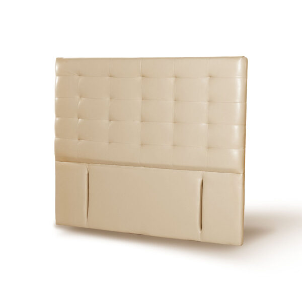 RESPALDO LATAM HOME NÁPOLES KING MADERA PU BEIGE - 2
