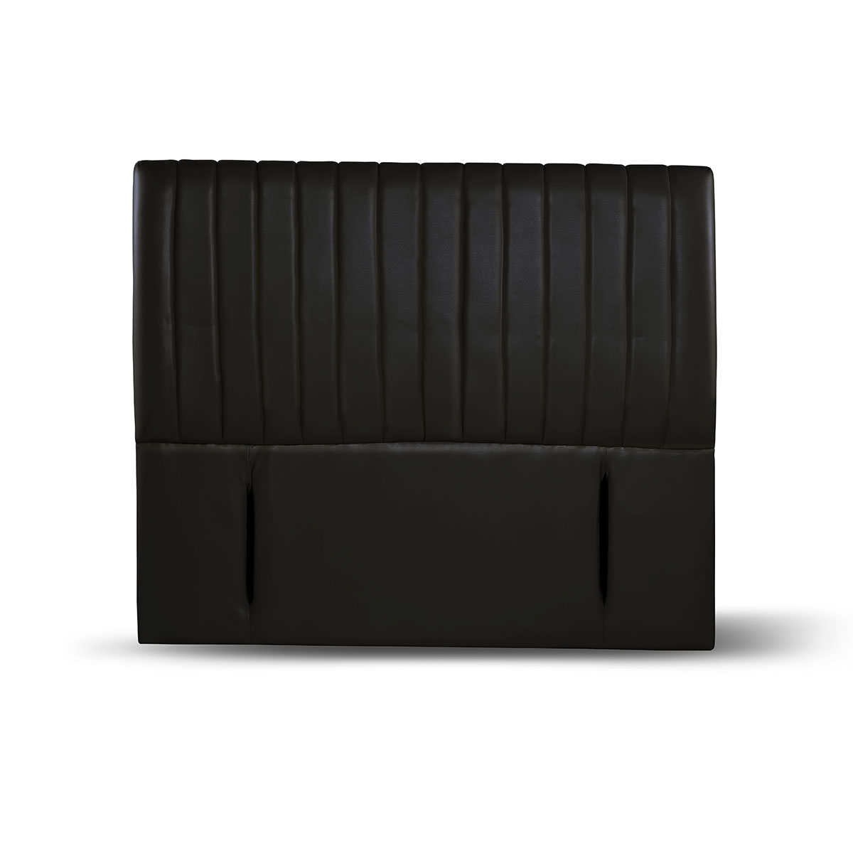 RESPALDO LATAM HOME SORRENTO 2 PLAZAS MADERA PU NEGRO - 1
