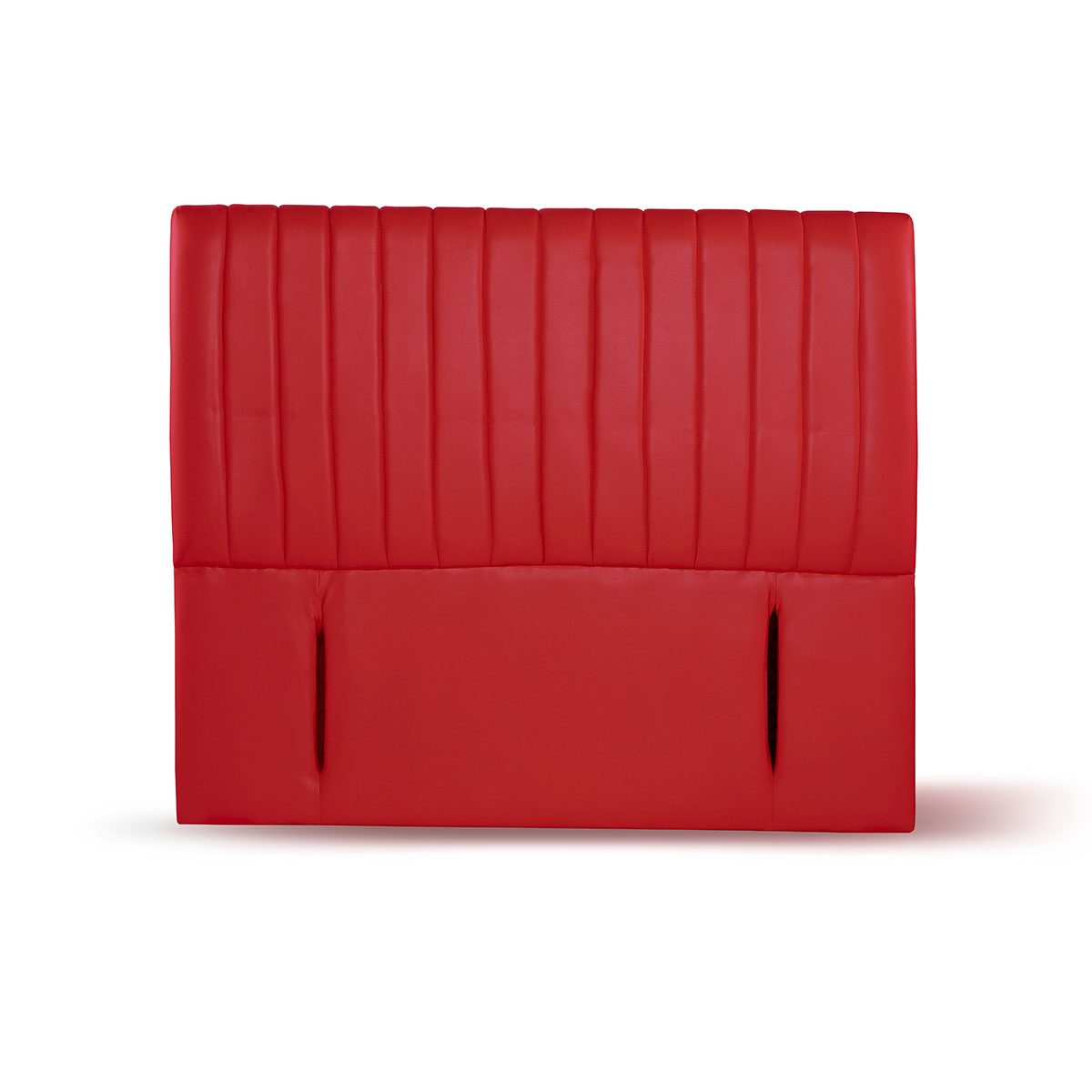 RESPALDO LATAM HOME SORRENTO KING MADERA PU ROJO - 1