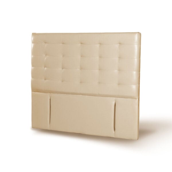 RESPALDO LATAM HOME NÁPOLES 2 PLAZAS MADERA PU BEIGE - 2