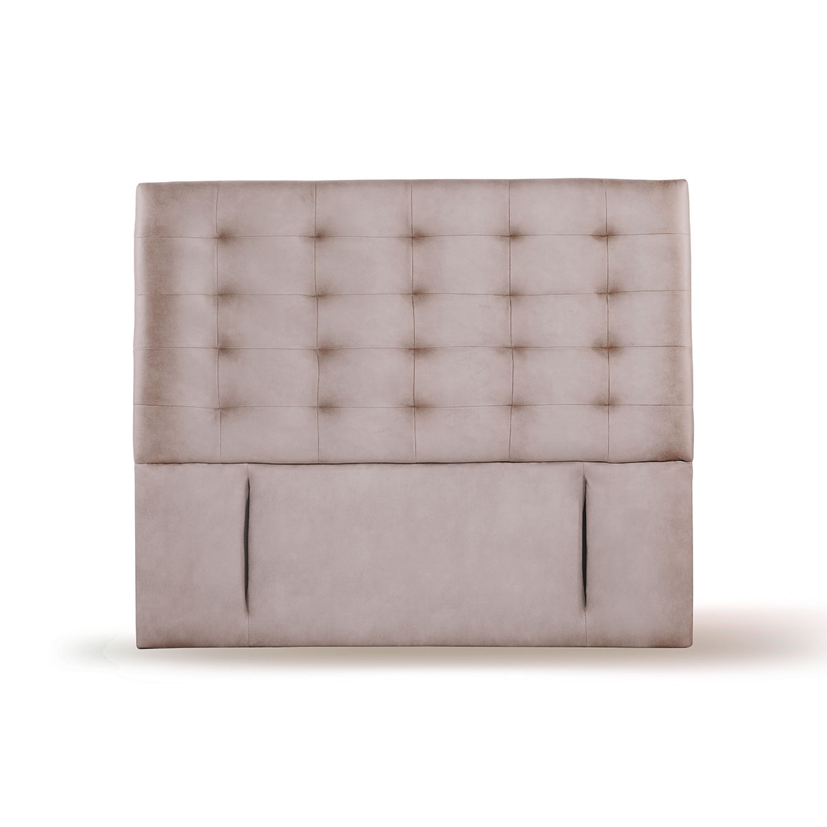 RESPALDO LATAM HOME NÁPOLES KING MADERA CUERO GRIS - 1