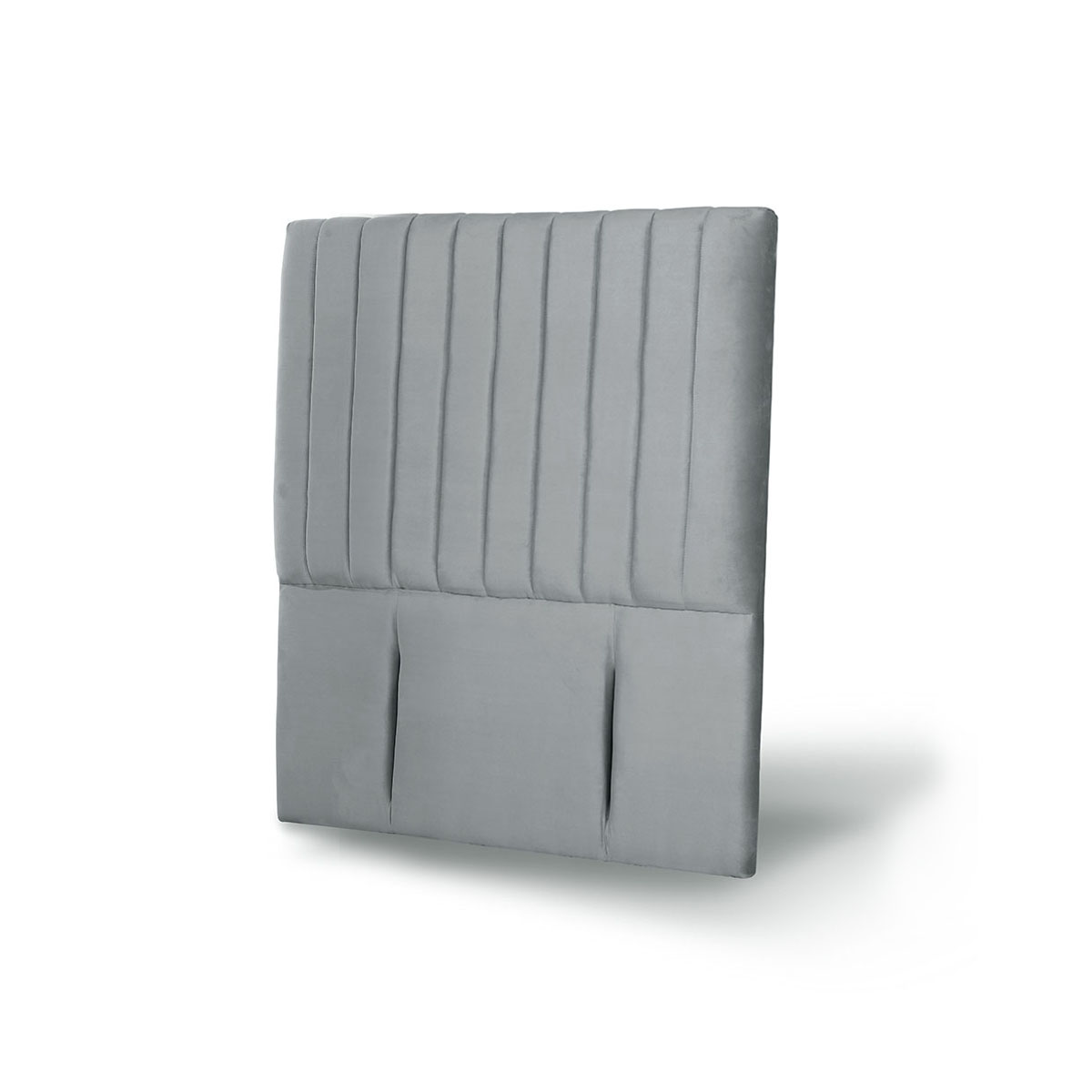 RESPALDO LATAM HOME SORRENTO 1 PLAZA MADERA TELA GRIS - 2