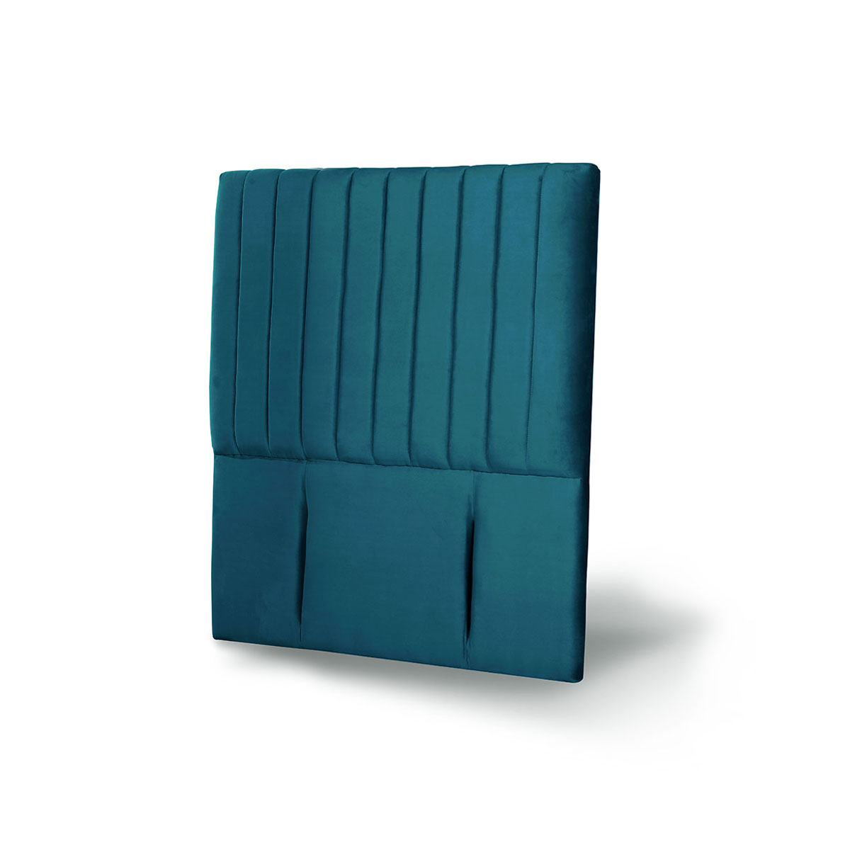 RESPALDO LATAM HOME SORRENTO 1 PLAZA MADERA TELA AZUL - 2