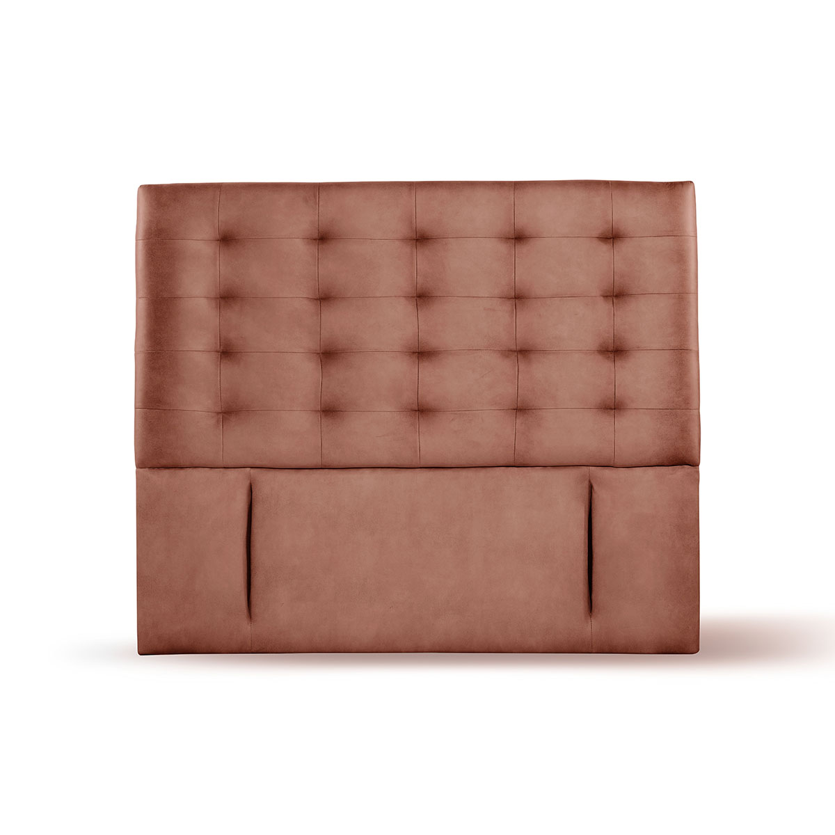 RESPALDO LATAM HOME NÁPOLES KING MADERA CUERO CAFÉ CLARO TABACO - 1