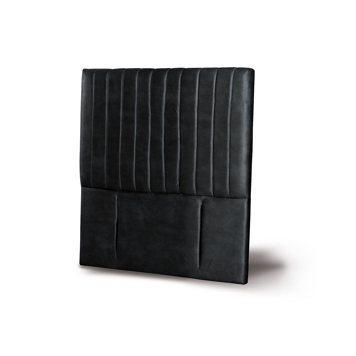 RESPALDO LATAM HOME SORRENTO 1 PLAZA MADERA CUERO NEGRO - 2