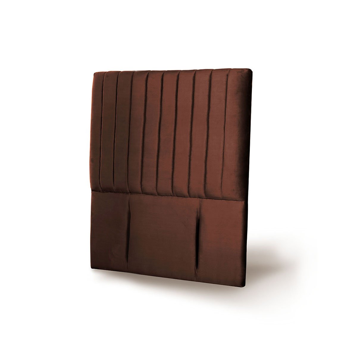RESPALDO LATAM HOME SORRENTO 1 PLAZA MADERA TELA CHOCOLATE - 2