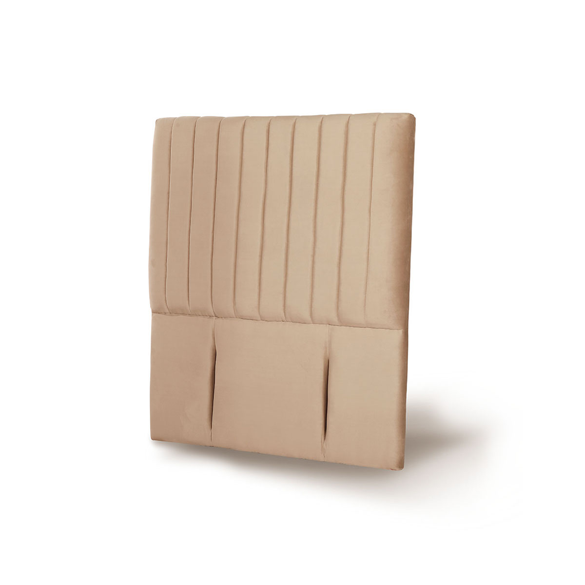RESPALDO LATAM HOME SORRENTO 1.5 PLAZAS MADERA TELA BEIGE - 2