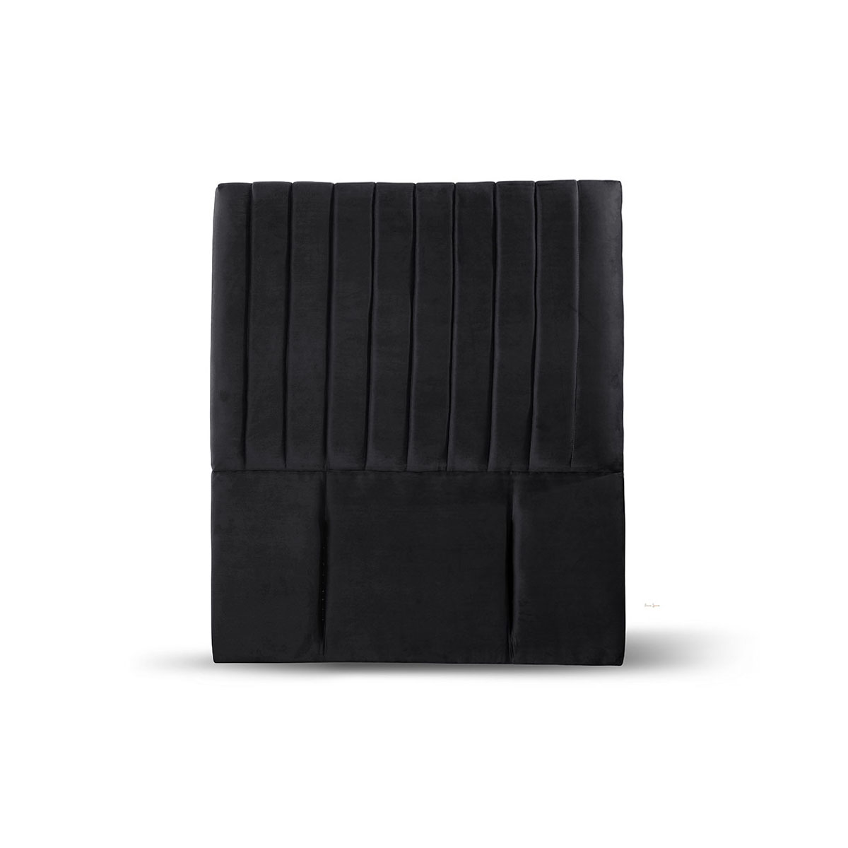 RESPALDO LATAM HOME SORRENTO 1 PLAZA MADERA TELA NEGRO - 1